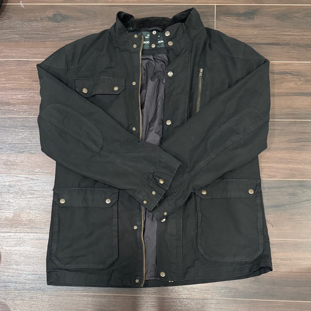 Rodd & Gunn Black Military Field Jacket